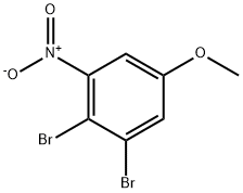 2,3-Dibromo-5-methoxynitrobenzene Structure