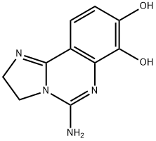 5-Amino-2,3-dihydro-imidazo[1,2-c]quinazoline-7,8-diol 结构式