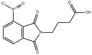 4-(4-nitro-1,3-dioxoisoindolin-2-yl)butanoic acid Structure