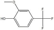 2-甲氧基-4-三氟甲基苯酚, 1027888-79-4, 结构式