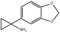 1-(benzo[d][1,3]dioxol-5-yl)cyclopropanamine Struktur