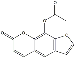 7H-Furo[3,2-g][1]benzopyran-7-one,9-(acetyloxy)-