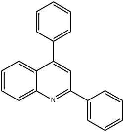 2,4-二苯基喹啉 结构式