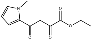 ethyl 4-(1-methyl-1H-pyrrol-2-yl)-2,4-dioxobutanoate, 105356-50-1, 结构式