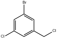 1-bromo-3-chloro-5-(chloromethyl)benzene Struktur