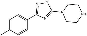 1-[3-(4-methylphenyl)-1,2,4-thiadiazol-5-yl]piperazine Structure