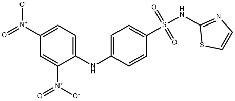 4-[(2,4-dinitrophenyl)amino]-N-1,3-thiazol-2-ylbenzenesulfonamide,106477-36-5,结构式