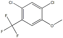 1,5-dichloro-2-methoxy-4-(trifluoromethyl)benzene Structure