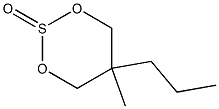 1,3,2-Dioxathiane,5-methyl-5-propyl-, 2-oxide,1125-06-0,结构式