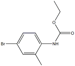 Carbamic acid, (4-bromo-2-methylphenyl)-, ethyl ester Structure