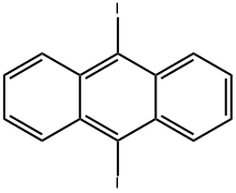 9,10-diiodoanthracene Structure
