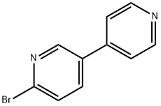 6-bromo-3,4'-bipyridine 化学構造式