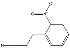 3-(2-Nitrophenyl)propanenitrile Structure