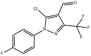 1152960-75-2 5-クロロ-1-(4-フルオロフェニル)-3-(トリフルオロメチル)-1H-ピラゾール-4-カルブアルデヒド