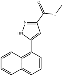 methyl 3-(naphthalen-1-yl)-1H-pyrazole-5-carboxylate, 1159596-87-8, 结构式