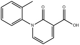 2-Oxo-1-o-tolyl-1,2-dihydro-pyridine-3-carboxylic acid Struktur