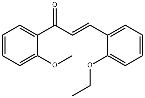 (2E)-3-(2-ethoxyphenyl)-1-(2-methoxyphenyl)prop-2-en-1-one Structure