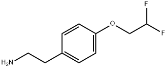 2-[4-(2,2-difluoroethoxy)phenyl]ethanamine Struktur