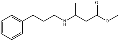 methyl 3-[(3-phenylpropyl)amino]butanoate Structure