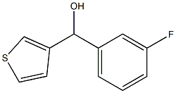 (3-FLUOROPHENYL)(THIOPHEN-3-YL)METHANOL,1184754-50-4,结构式