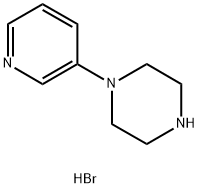 1-(3-ピリジニル)ピペラジン二臭化水素酸塩 化学構造式