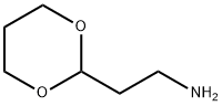 2-(1,3-dioxan-2-yl)ethan-1-amine 化学構造式