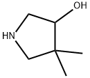 4,4-dimethylpyrrolidin-3-ol Structure