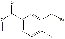 Methyl 3-(bromomethyl)-4-iodobenzoate 结构式