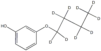 3-(1,1,2,2,3,3,4,4,4-nonadeuteriobutoxy)phenol Structure