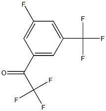 2,2,2-trifluoro-1-[3-fluoro-5-(trifluoromethyl)phenyl]ethanone Structure