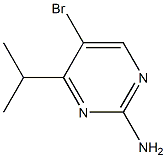 5-BROMO-4-ISOPROPYLPYRIMIDIN-2-AMINE 化学構造式