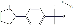 2-(4-(TRIFLUOROMETHYL)PHENYL)PYRROLIDINE HCL Struktur