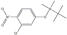 tert-Butyl(3-chloro-4-nitrophenoxy)dimethylsilane Struktur