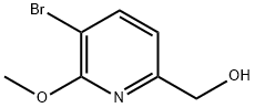 (5-Bromo-6-methoxy-pyridin-2-yl)-methanol Structure