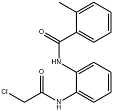 N-[2-(2-Chloro-acetylamino)-phenyl]-2-methyl-benzamide,1210824-36-4,结构式