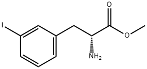 D-3-碘苯丙氨酸甲酯,1212865-33-2,结构式