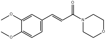 (2E)-3-(3,4-dimethoxyphenyl)-1-(morpholin-4-yl)prop-2-en-1-one Structure