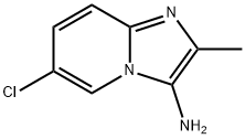 6-Chloro-2-methylimidazo[1,2-a]pyridin-3-amine, 1215970-72-1, 结构式