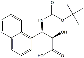 N-(Tert-Butoxy)Carbonyl (2R,3R)-3-Amino-2-hydroxy-3-naphthalen-1-ylpropionic acid Structure