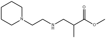 methyl 2-methyl-3-{[2-(piperidin-1-yl)ethyl]amino}propanoate Structure
