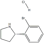 (2S)-2-(2-BROMOPHENYL)PYRROLIDINE HYDROCHLORIDE|(S)-2-(2-溴苯基)吡咯烷盐酸盐