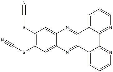 dipyrido[3,2-a:2',3'-c]phenazine-11,12 -bis(thiocyanate) Structure