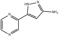 3-pyrazin-2-yl-1H-pyrazol-5-amine Structure