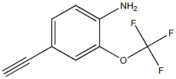 4-ethynyl-2-(trifluoromethoxy)aniline Struktur