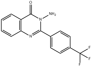 3-AMINO-2-(4-(TRIFLUOROMETHYL)PHENYL)QUINAZOLIN-4(3H)-ONE Structure