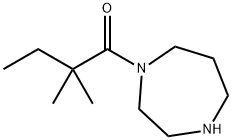 1-(1,4-diazepan-1-yl)-2,2-dimethylbutan-1-one,1240564-63-9,结构式
