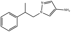 1-(2-phenylpropyl)-1H-pyrazol-4-amine 化学構造式