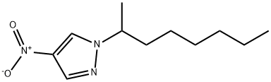 4-nitro-1-(octan-2-yl)-1H-pyrazole Structure