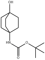 tert-butyl N-{4-hydroxybicyclo[2.2.2]octan-1-yl}carbamate,1252672-84-6,结构式