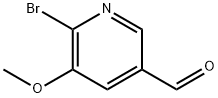 6-溴-5-甲氧基吡啶-3-甲醛 结构式